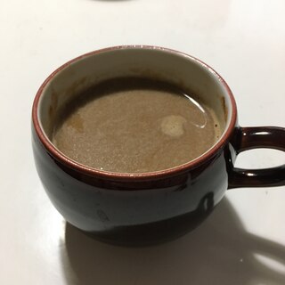 バレンタインに♡チョコ入りシナモンカフェオレ